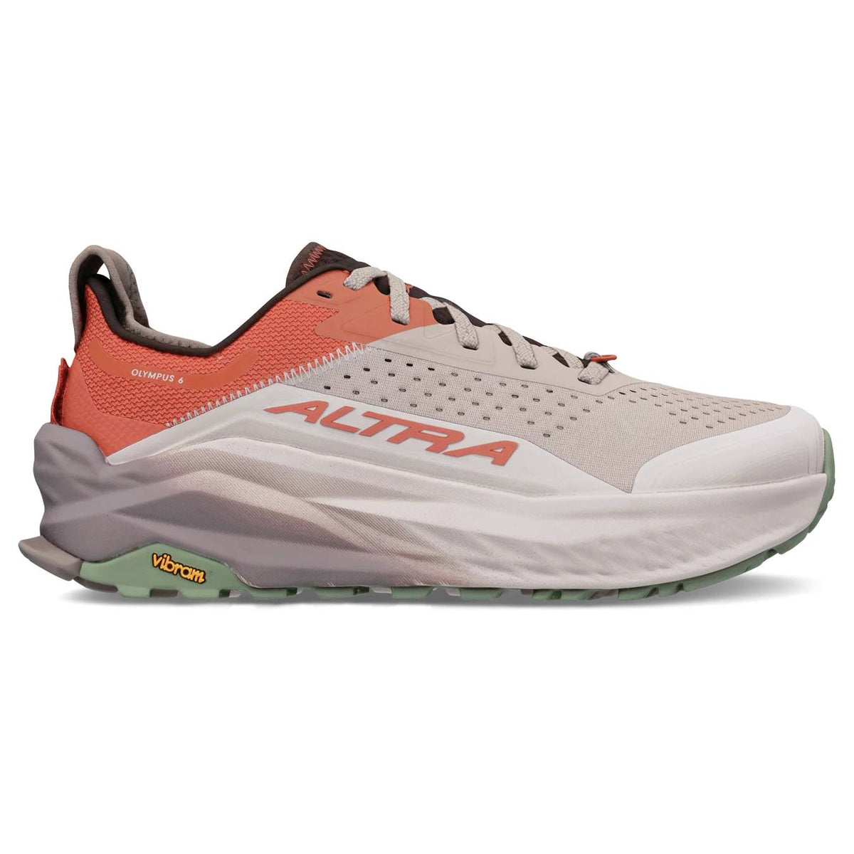 Altra Olympus 6 Men's Trail Running Shoes, Orange/Clay Main image