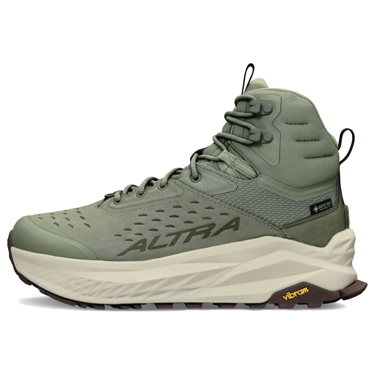 Altra Olympus 6 Hike Mid GTX Women's Hiking Boot, Dusty Olive