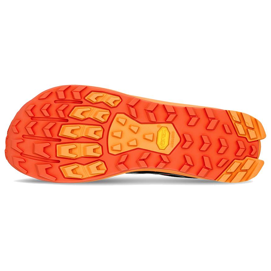 Altra Lone Peak 9+ Men's Trail Running Shoes, Black/Orange