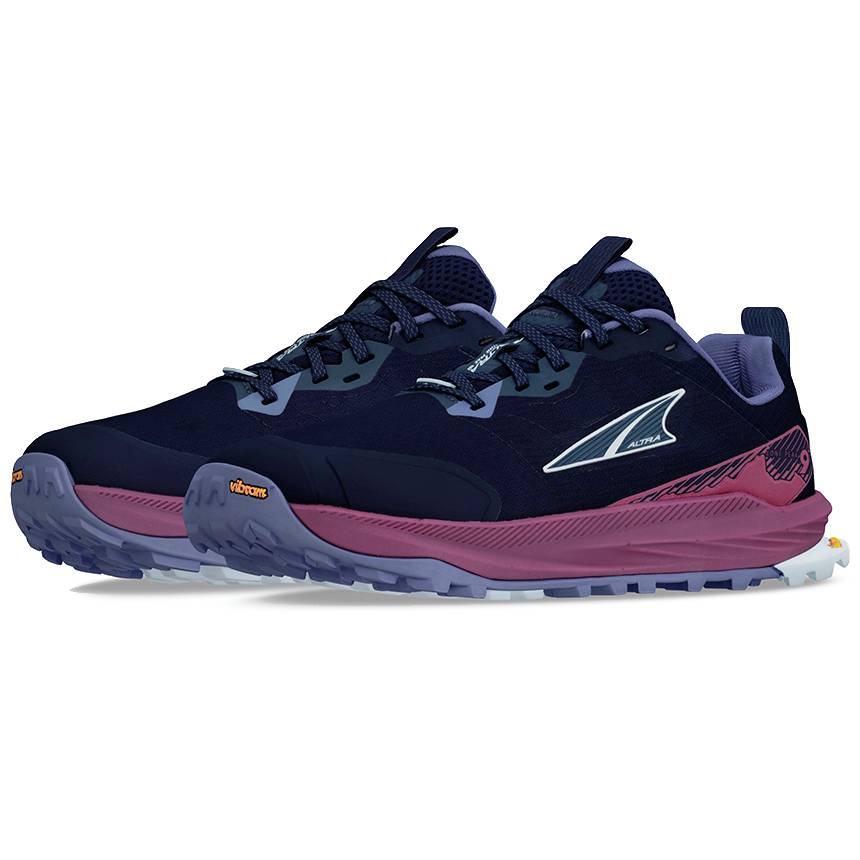 Altra Lone Peak 9+ Women's Trail Running Shoes, Dark Blue