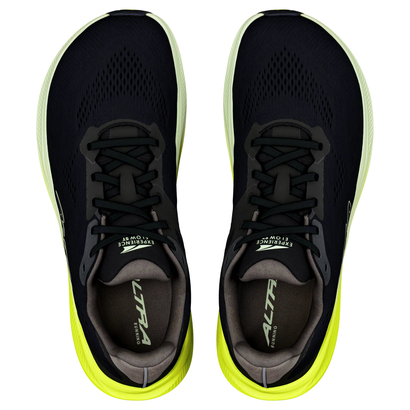 Altra Experience Flow ST Men's Running Shoes, Black/Lime Cream/Wild Lime