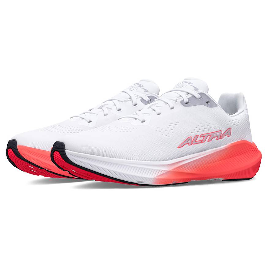Altra Experience Flow ST Women's Running Shoes, White/Coral