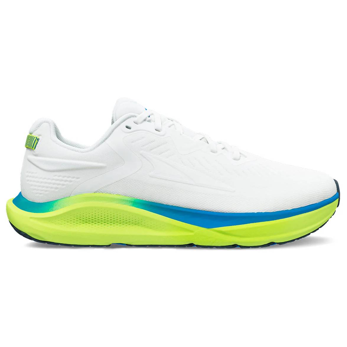Altra Paradigm 8 Men's Running Shoes, White/Lime