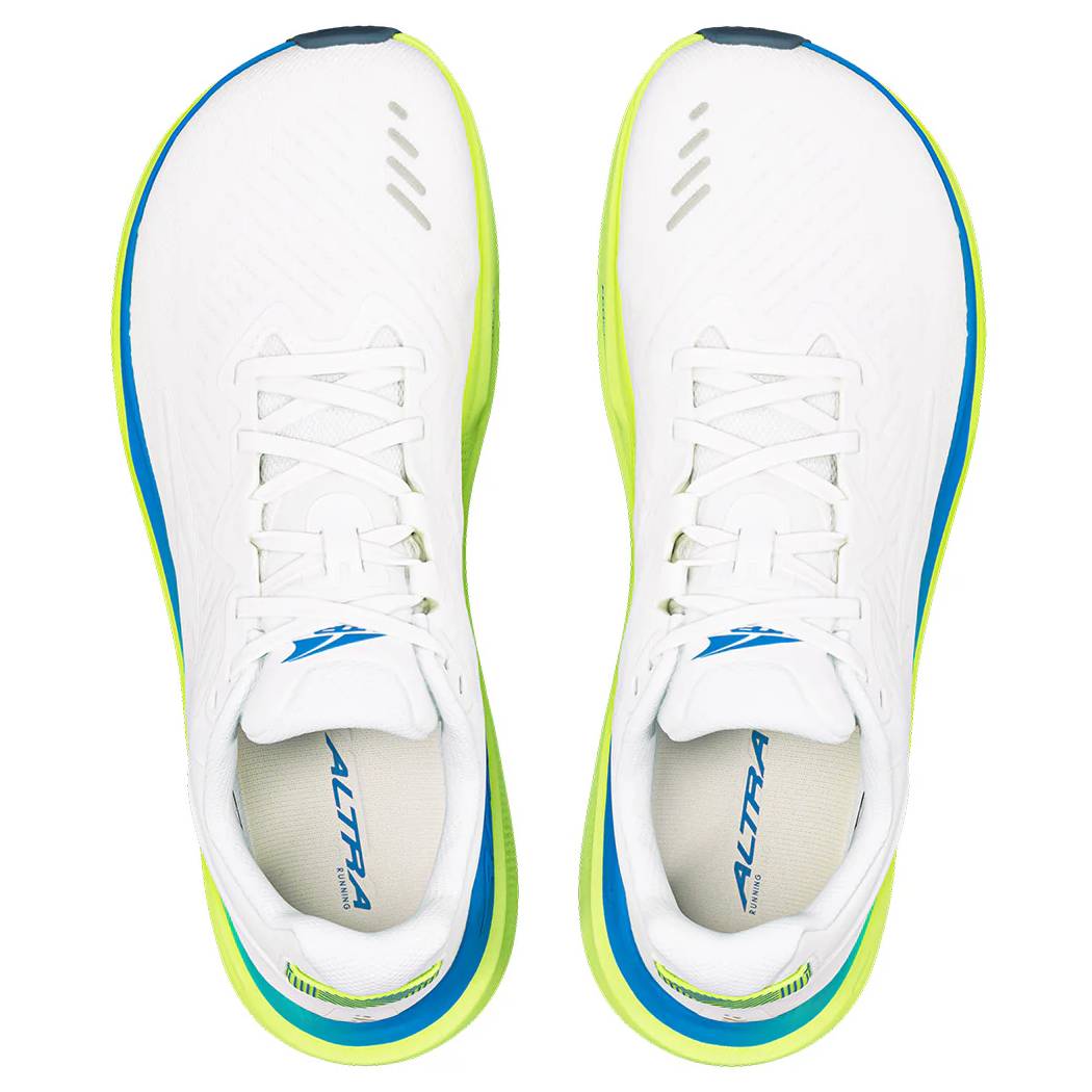 Altra Paradigm 8 Men's Running Shoes, White/Lime