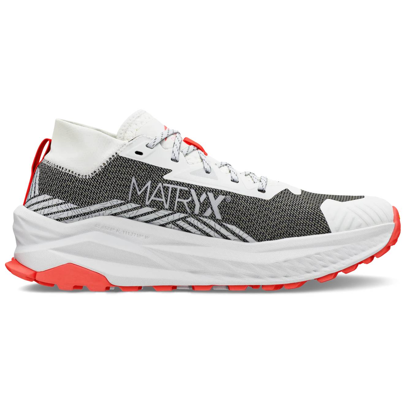 Altra Olympus 275 Women's Trail Running Shoes, White/Coral