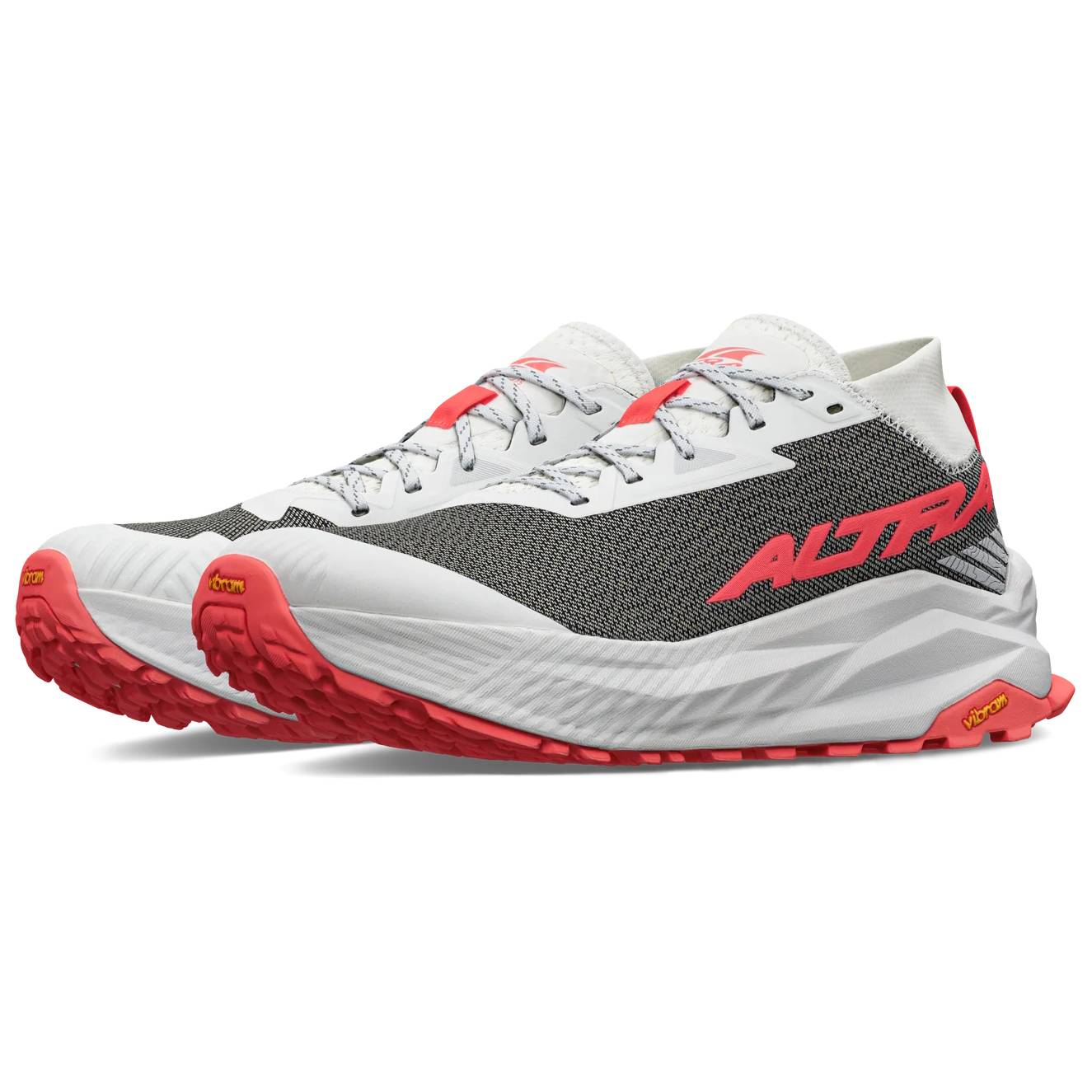 Altra Olympus 275 Men's Trail Running Shoes, White/Coral