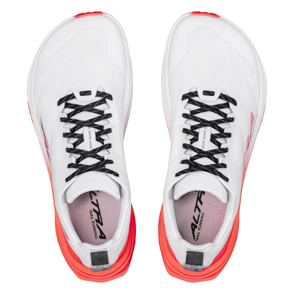 Altra Mont Blanc Speed Men's Trail Running Shoes, White/Red