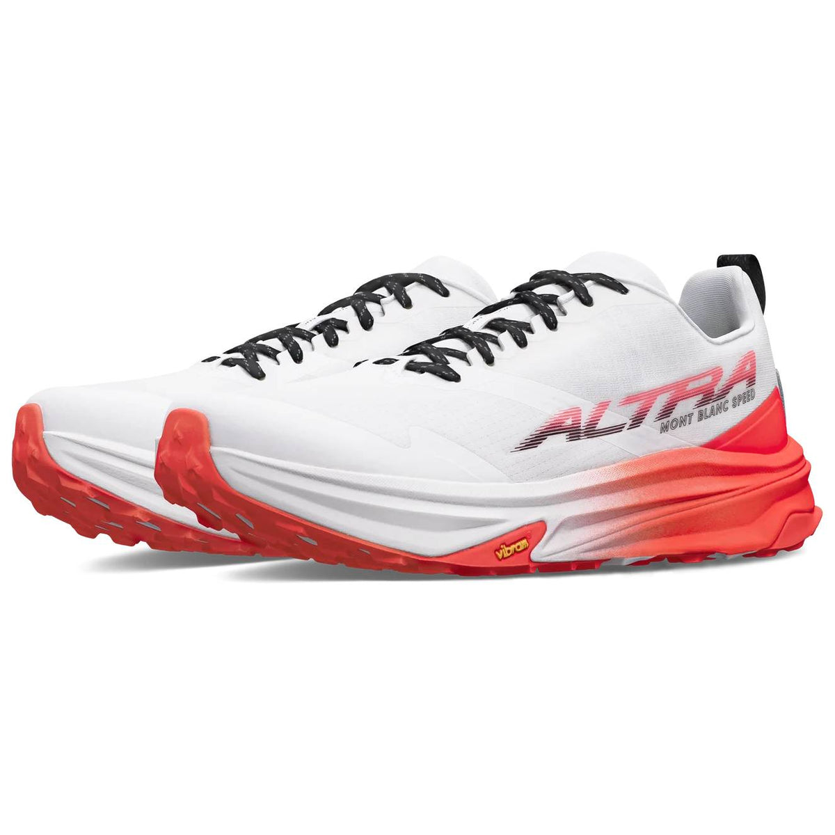 Altra Mont Blanc Speed Men's Trail Running Shoes, White/Red