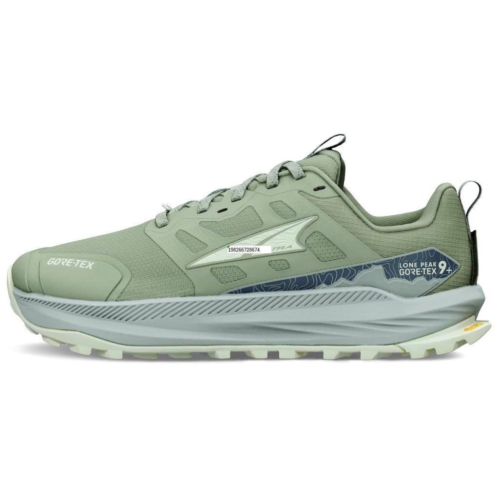 Altra Lone Peak 9+ GTX Women's Trail Running Shoes, Dusty Olive