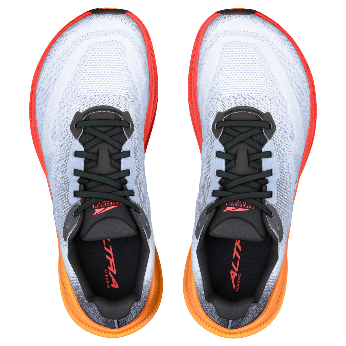 Altra Experience Flow 3 Men's Running Shoes, White/Black/Orange Pop