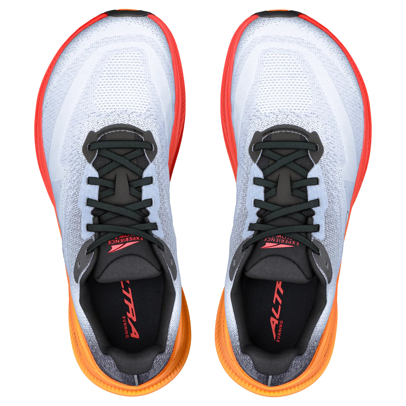 Altra Experience Flow 3 Men's Running Shoes, White/Black/Orange Pop