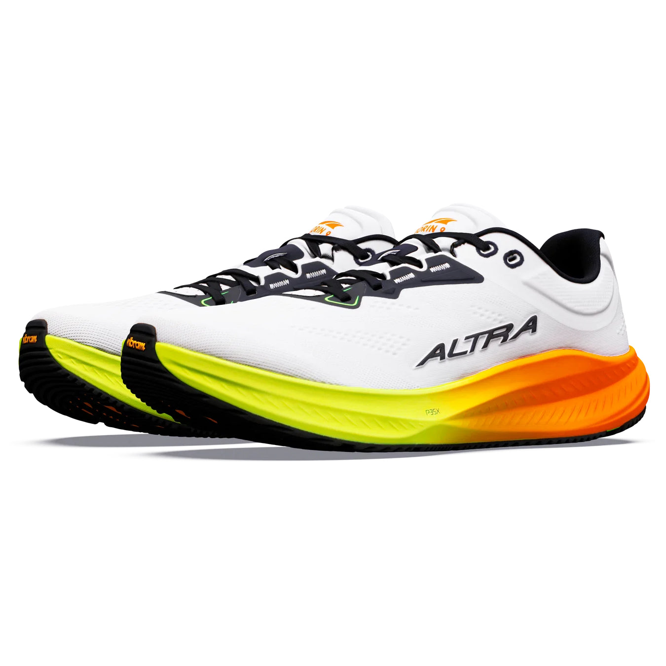 Altra Torin 9 Men's Running Shoes, White/Black/Yellow