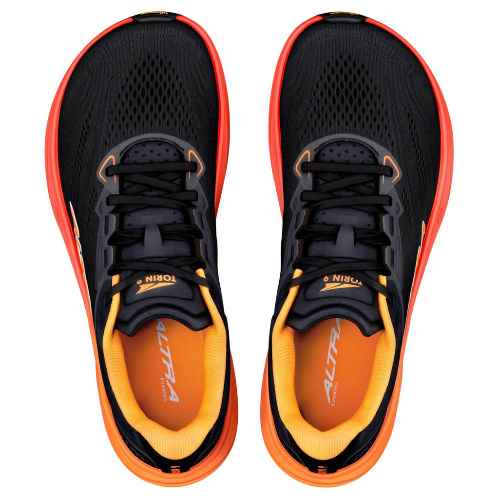 Altra Torin 9 Men's Running Shoes, Black/Orange Pop/Fiery Coral