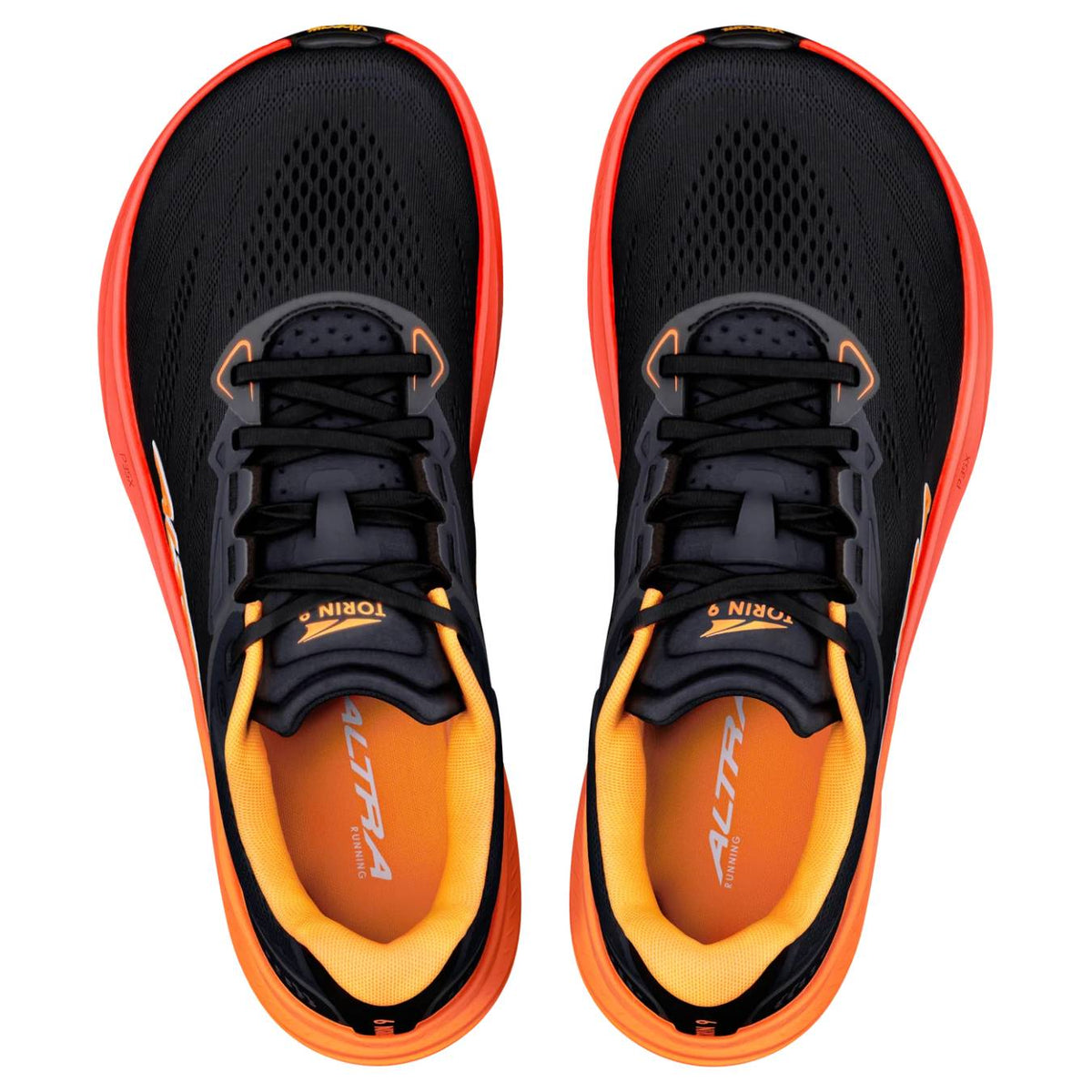 Altra Torin 9 Men's Running Shoes, Black/Orange Pop/Fiery Coral