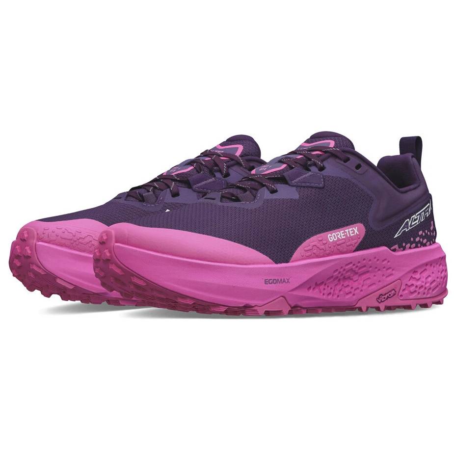 Altra Timp 6 GTX Women's Trail Running Shoes, Black/Rose