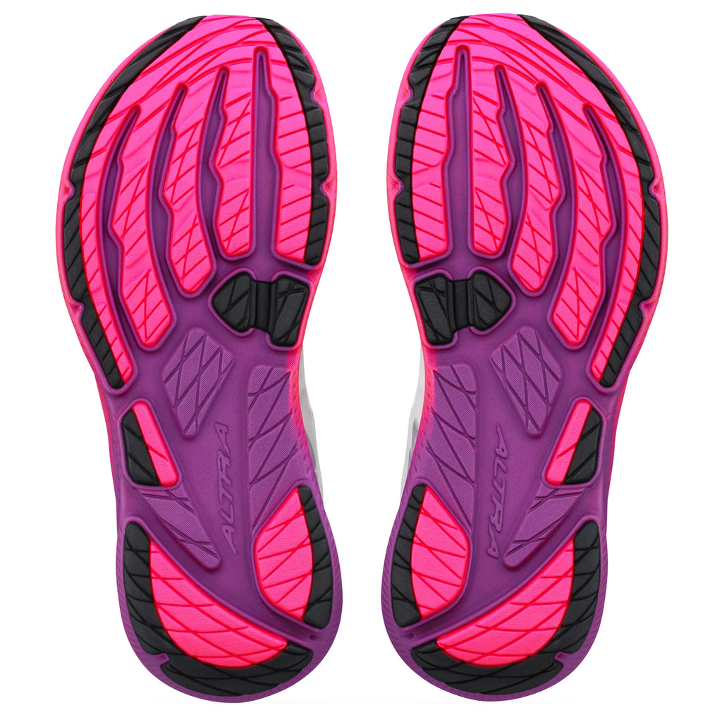 Altra Experience Flow 3 Women's Running Shoes, White/Purple Cactus Flower/Knockout Pink