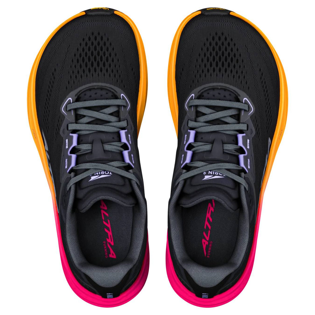 Altra Torin 9 Women's Running Shoes, Black/Black/Pink Glow