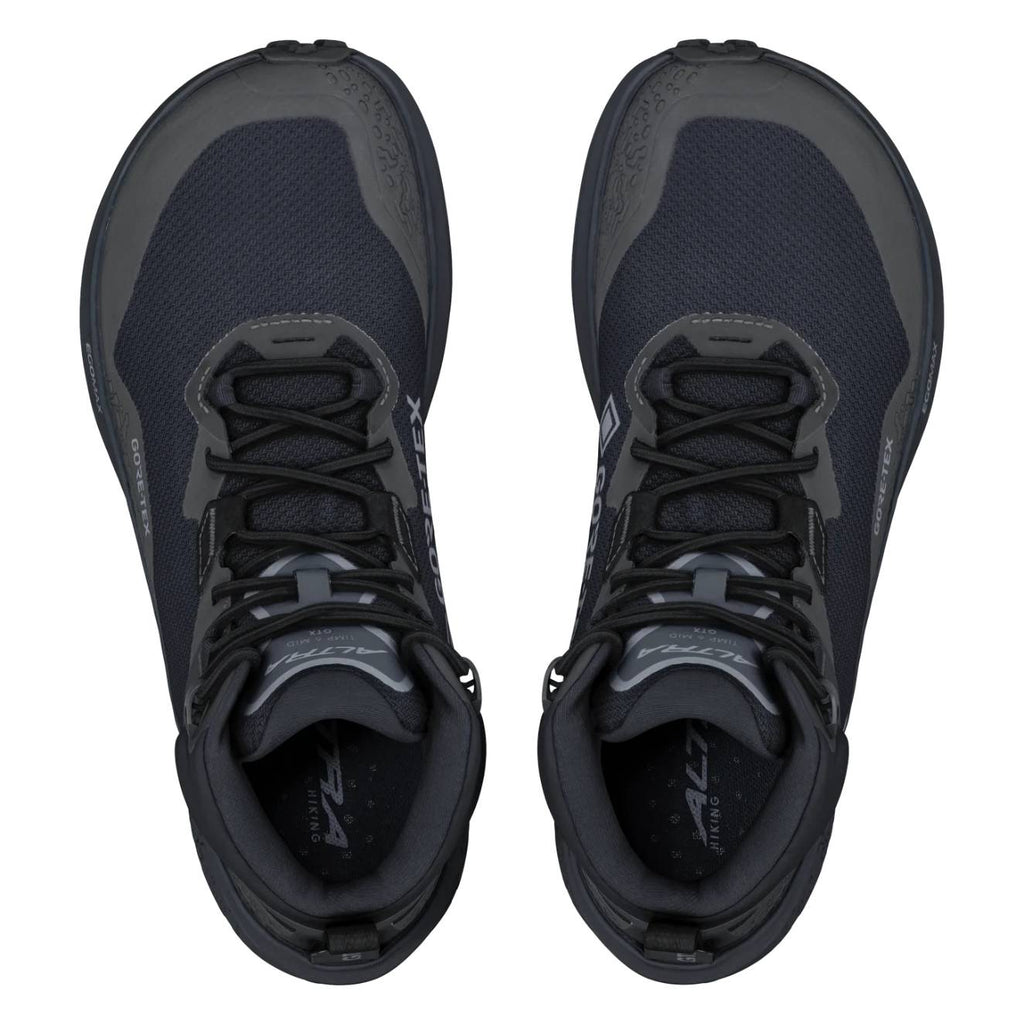 Altra Timp 6 Mid GTX Men's Hiking Boots, Black/Black
