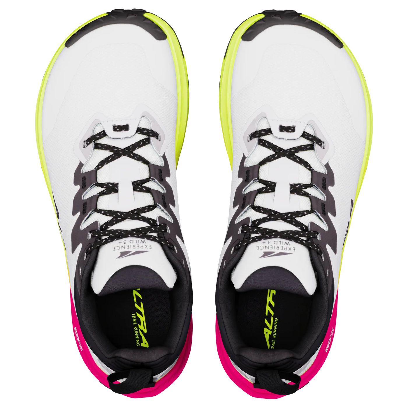 Altra Experience Wild 3+ Women's Trail Running Shoes, Ice/Black/Yellow