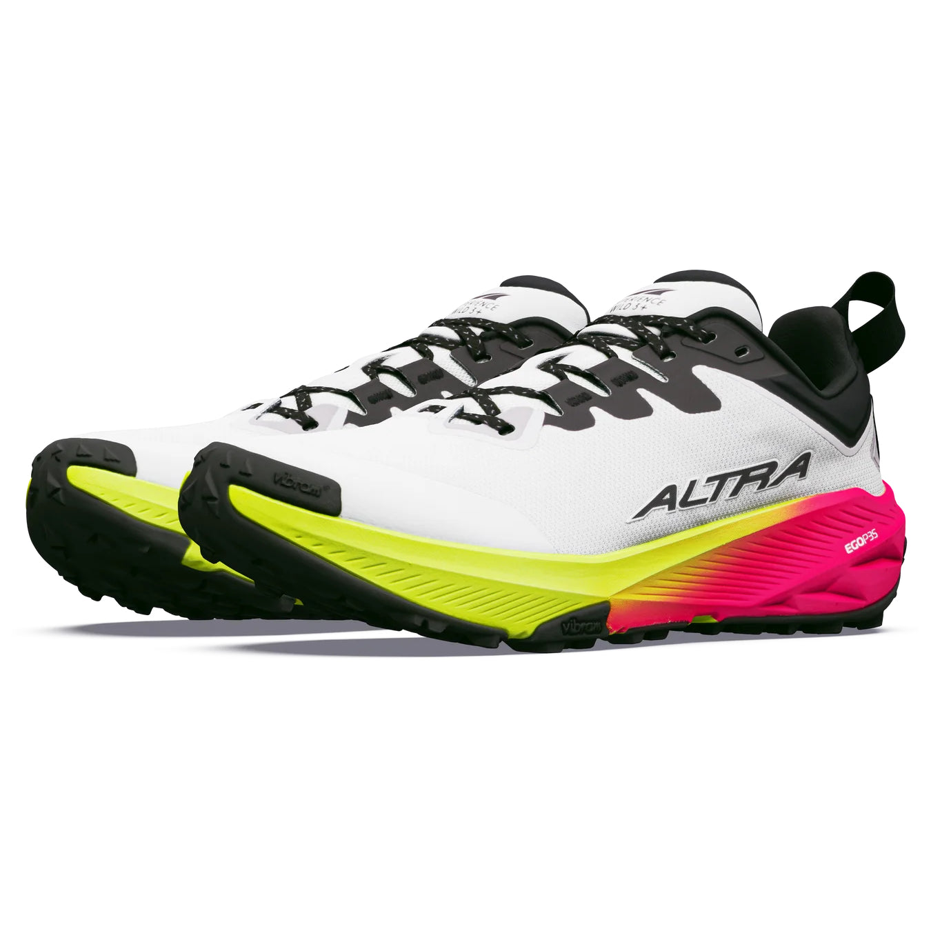 Altra Experience Wild 3+ Women's Trail Running Shoes, Ice/Black/Yellow