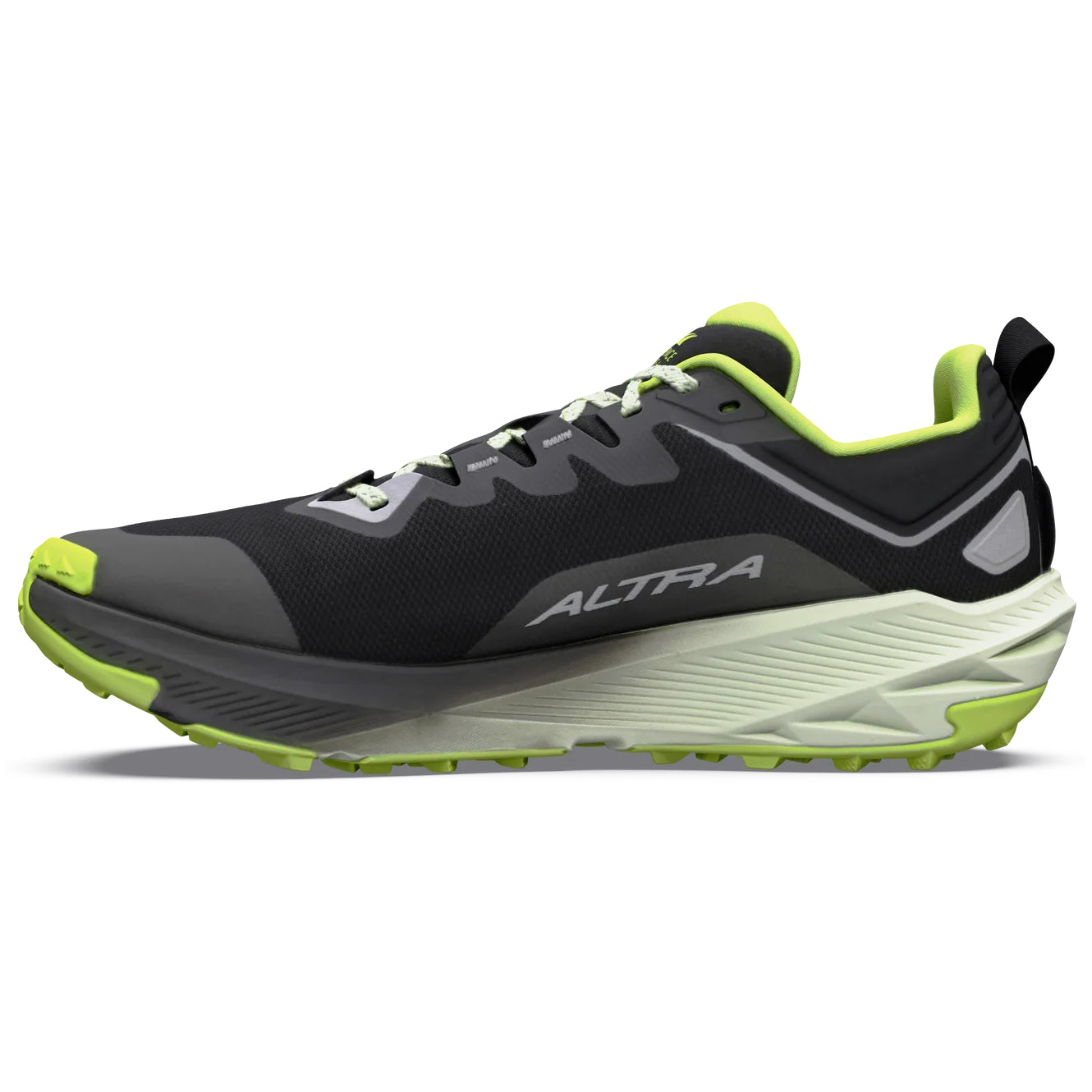 Altra Experience Wild 3+ Men's Trail Running Shoes, Black/Silver/Acid Lime