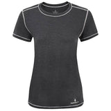 Ronhill Women's Life Tencel S/S Tee, Black Marl