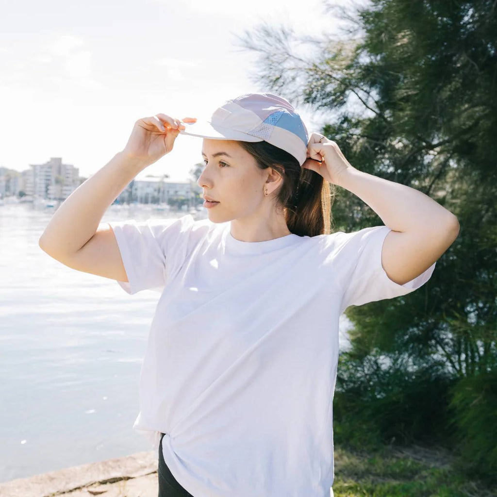 Buff 5 Panel Go Cap, Domus Rose