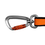 Non-Stop Dogwear Bungee Leash, Black/Orange