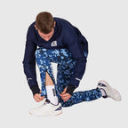 Saysky Pace Pants, Blue Camo