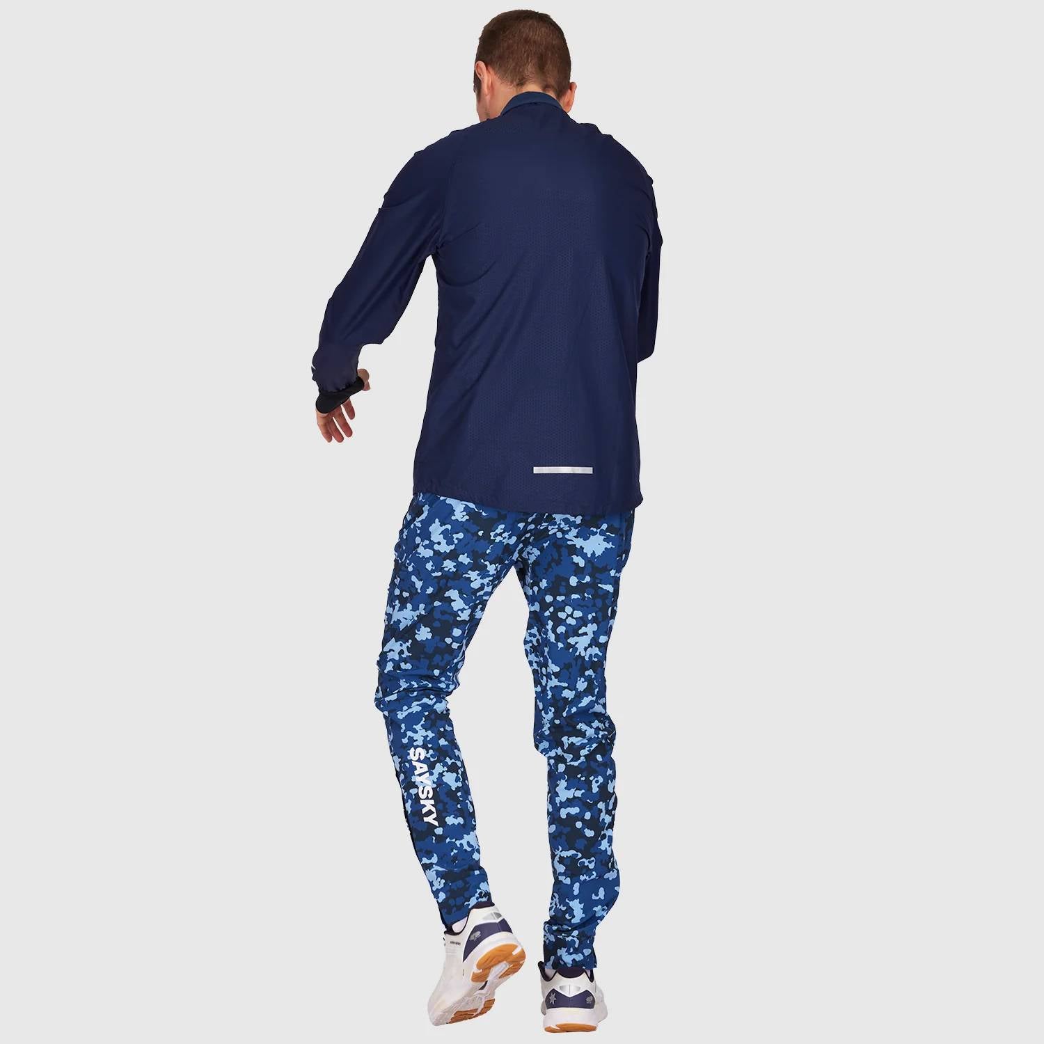 Saysky Pace Pants, Blue Camo
