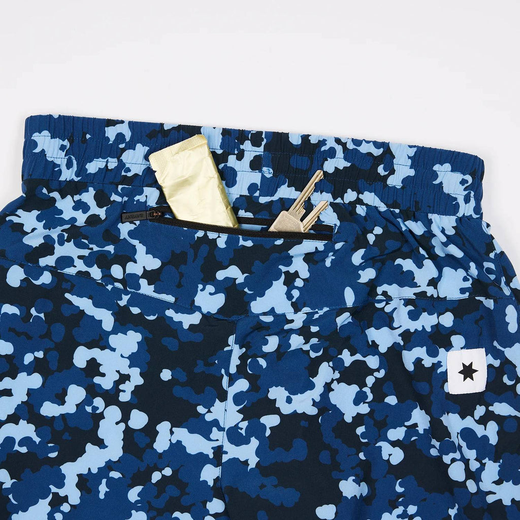 Saysky Pace Pants, Blue Camo