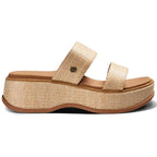 Reef Lofty Lux Hi, Tan Raffia