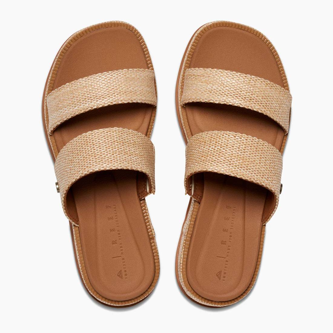 Reef Lofty Lux Hi, Tan Raffia