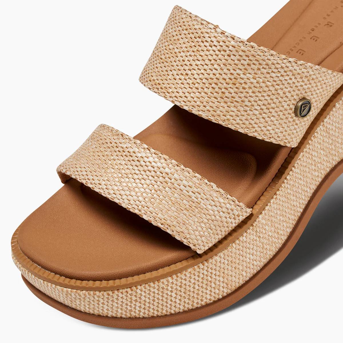 Reef Lofty Lux Hi, Tan Raffia