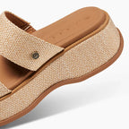 Reef Lofty Lux Hi, Tan Raffia