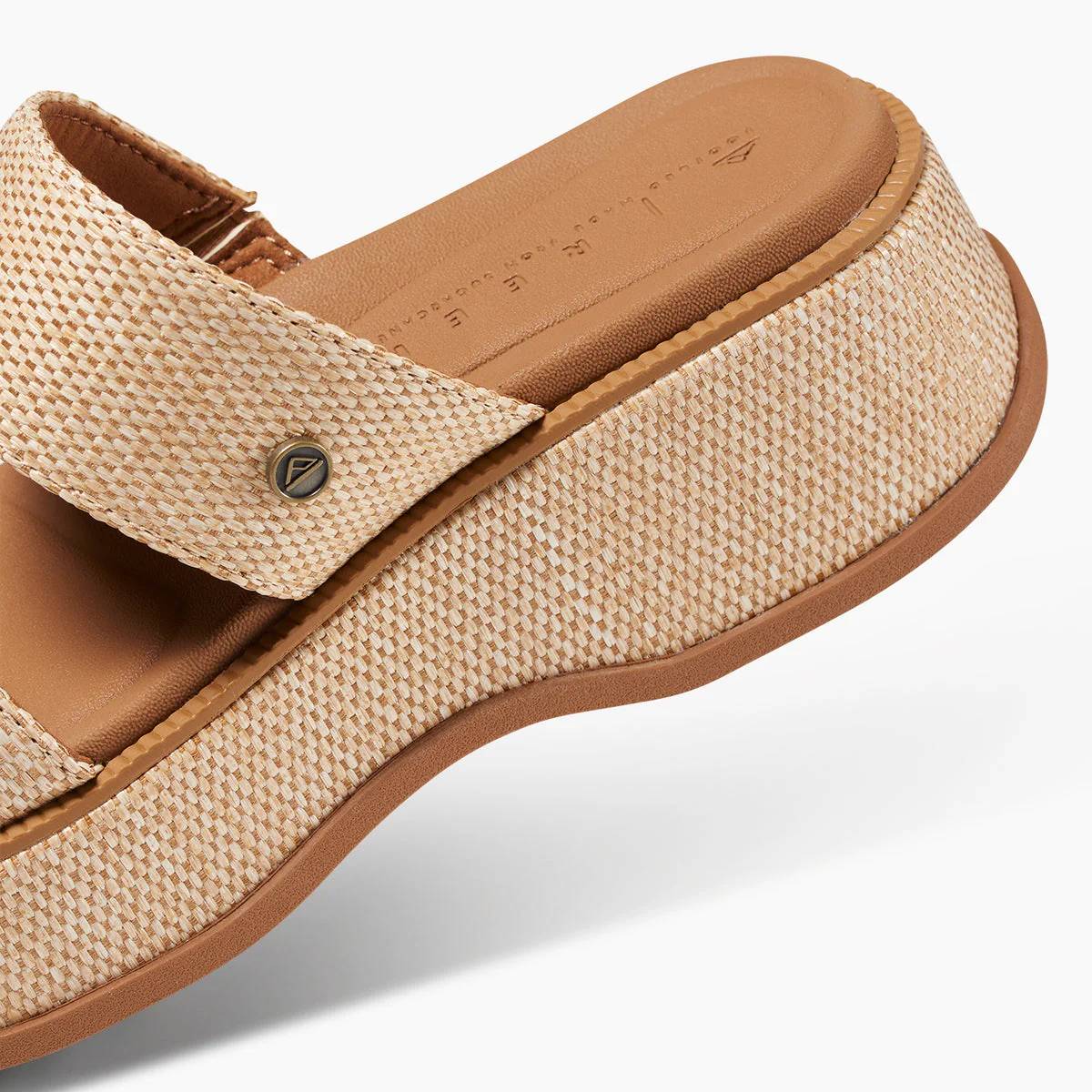 Reef Lofty Lux Hi, Tan Raffia