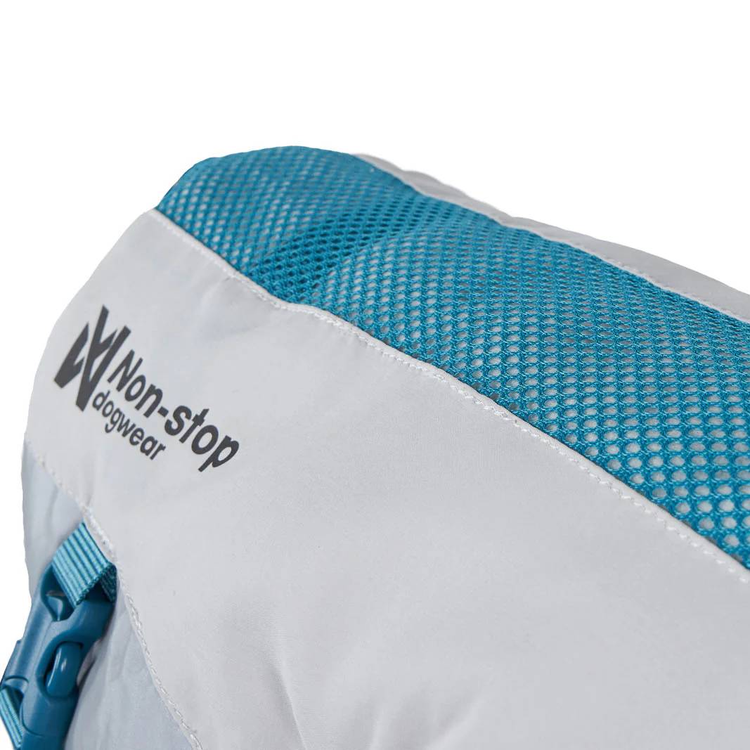 Non-Stop Dogwear Cooling Vest, Light Grey/Teal