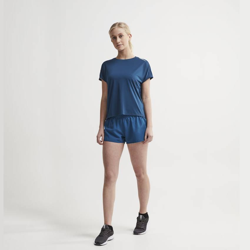 Craft Women's Eaze Ringer T-Shirt, Nox
