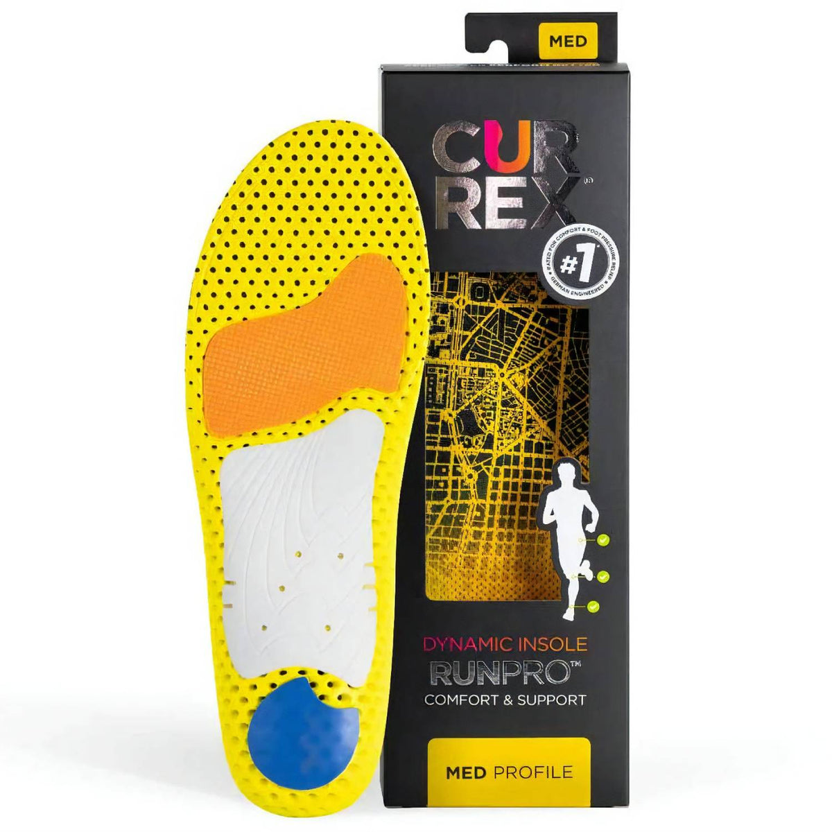 Currex RunPro | Dynamic Insoles for Running - Medium Main image
