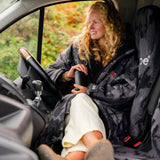 dryrobe Camo Black Single Car Seat Cover