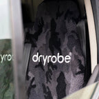 dryrobe Camo Black Single Car Seat Cover