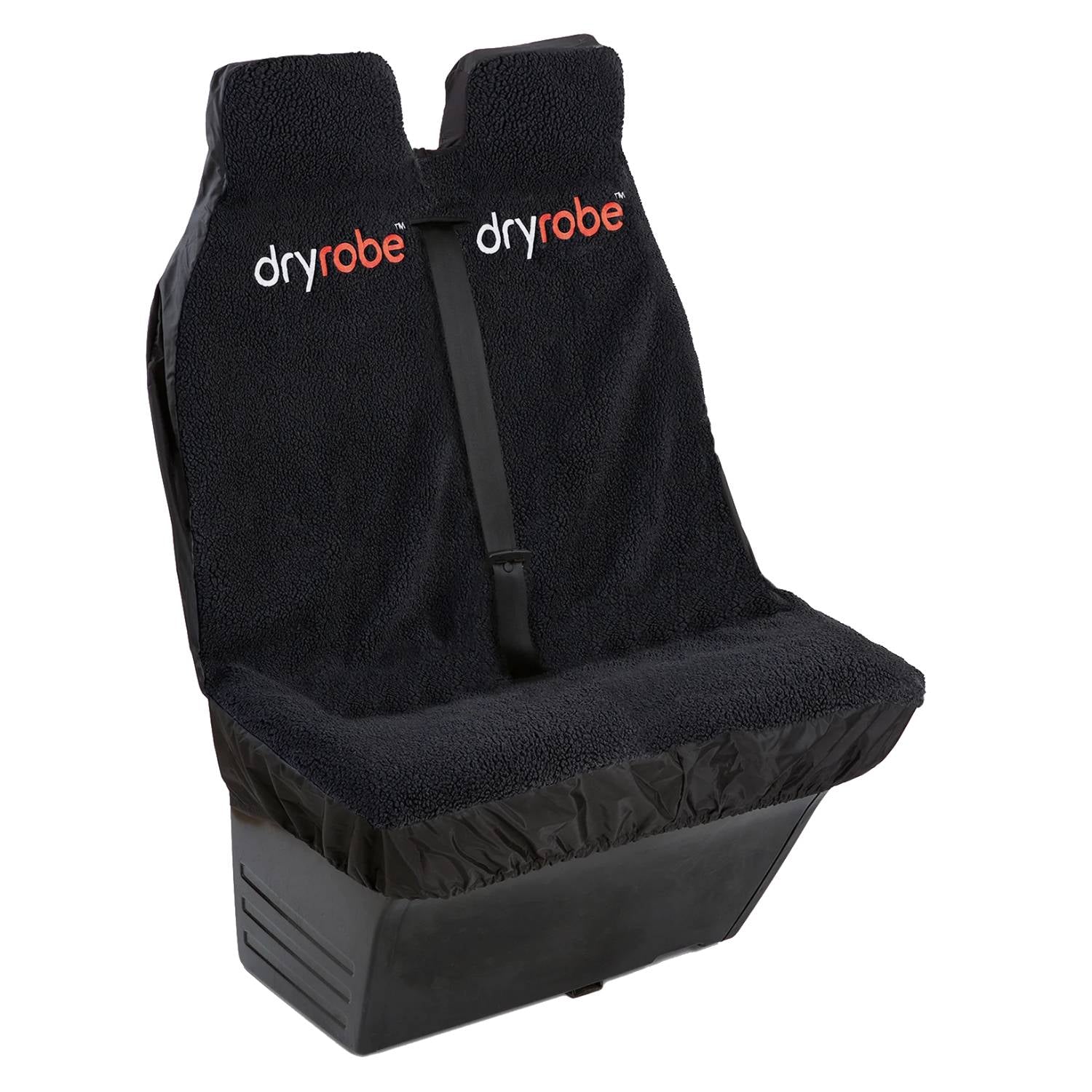 dryrobe Black Double Car Seat Cover