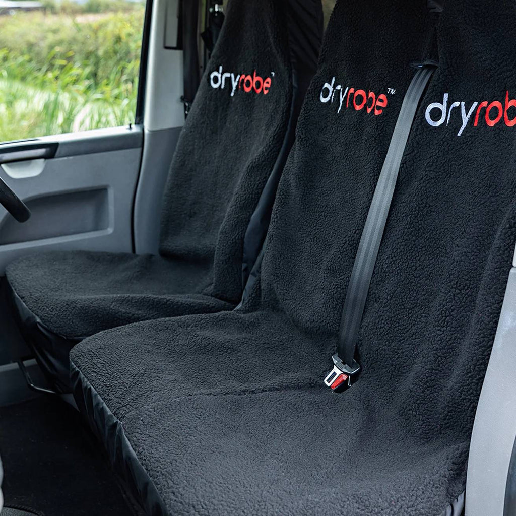 dryrobe Black Double Car Seat Cover
