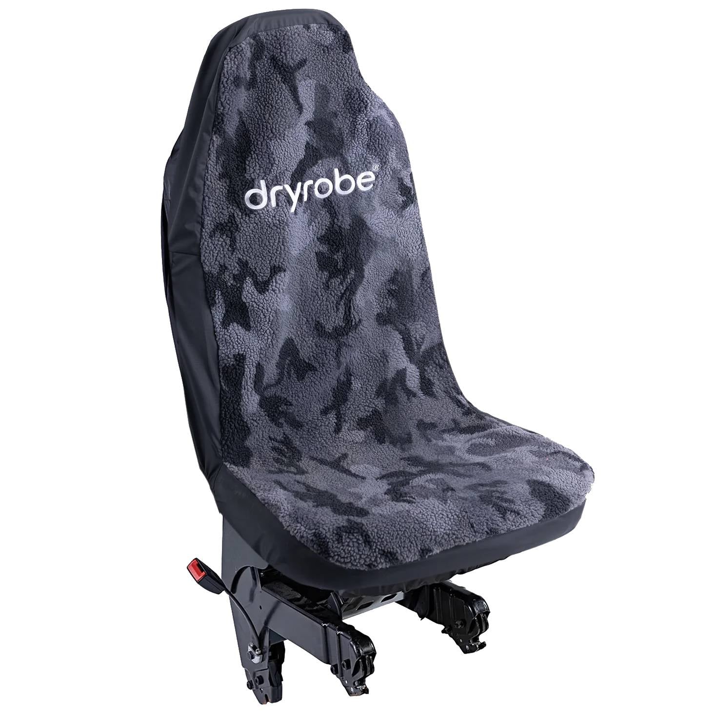 dryrobe Camo Black Single Car Seat Cover Main image