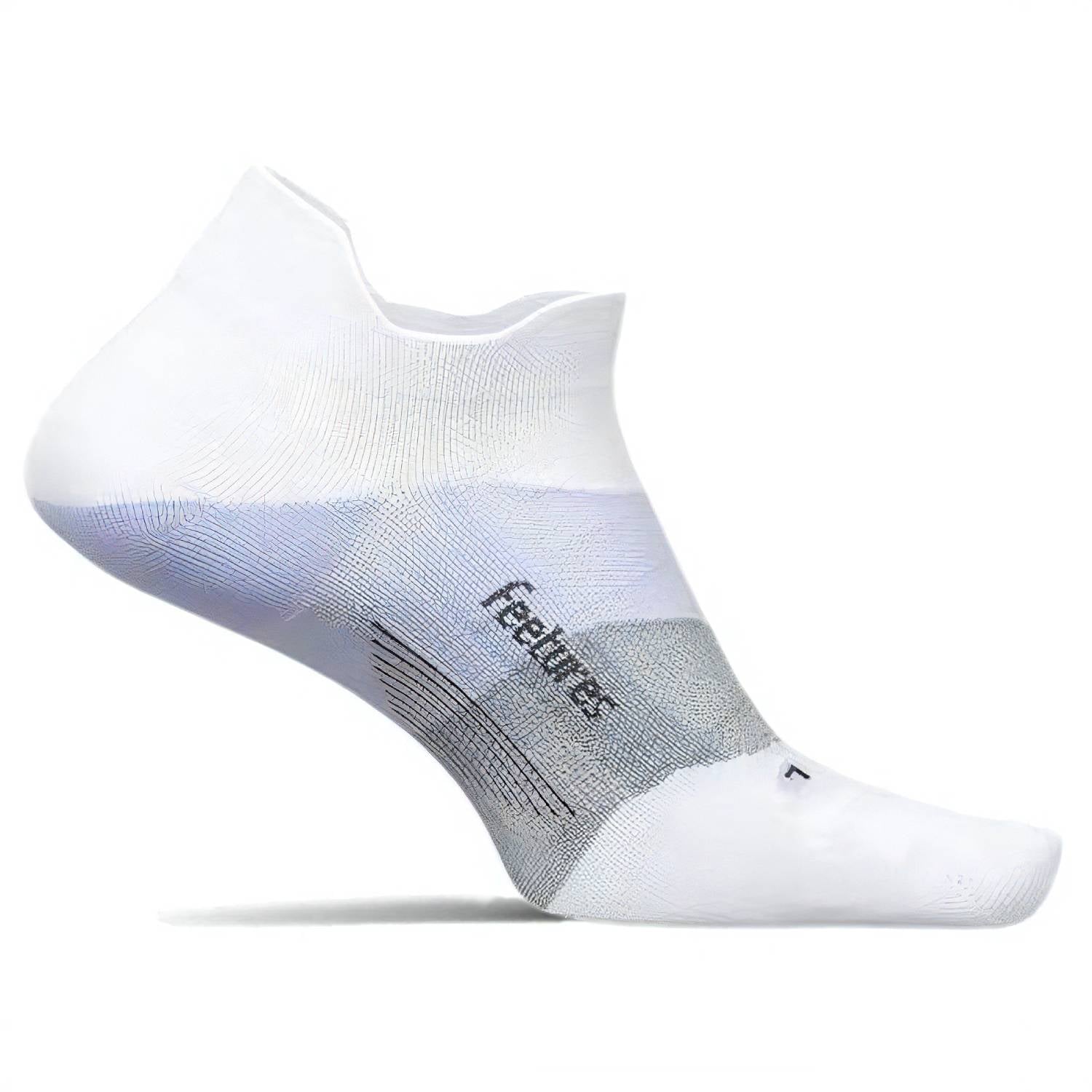 Feetures Elite Light Cushion No Show Tab, White Lilatech Main image