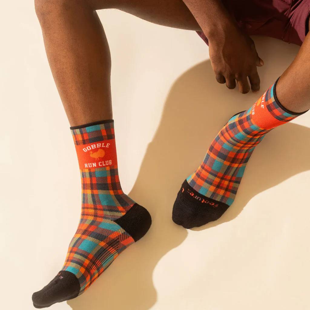 Feetures Elite Light Cushion Mini Crew, Trot Club