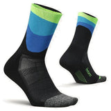 Feetures Elite Light Cushion Mini Crew, Rythmic Black
