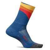 Feetures Elite Light Cushion Mini Crew, Rythmic Blue