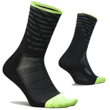 Feetures Elite Light Cushion Mini Crew, Tempo Black