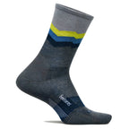 Feetures Merino 10 Max Cushion Mini Crew, Switchback Gray